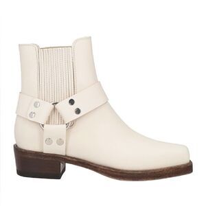 Re/done ivory cavalry leather boots women size 5 (35)